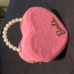 Our Universe Barbie Fuzzy Convertible Handbag